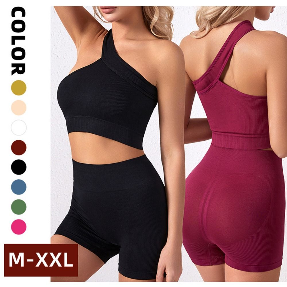2-delige herbruikbare naadloze - Seamless Ribbed Workout Tank Top recensie en prijs