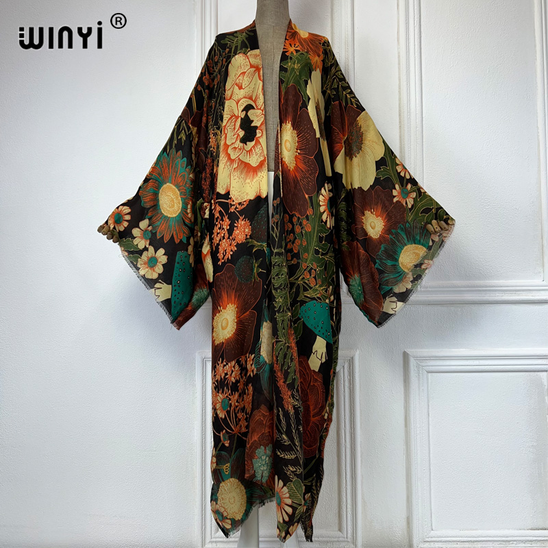 WINYI Afrika Mode Zomer Kimono - Boho Summer Beach Maxi Dress recensie en prijs