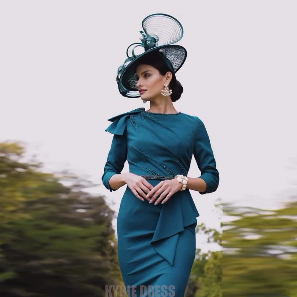 Elegante moeder van de bruidju - Elegant Satin Evening Gown Split recensie en prijs