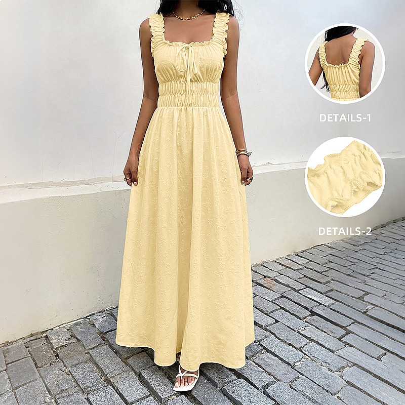 Zomerjurk zonder mouwen met vi - Boho Summer Beach Maxi Dress recensie en prijs