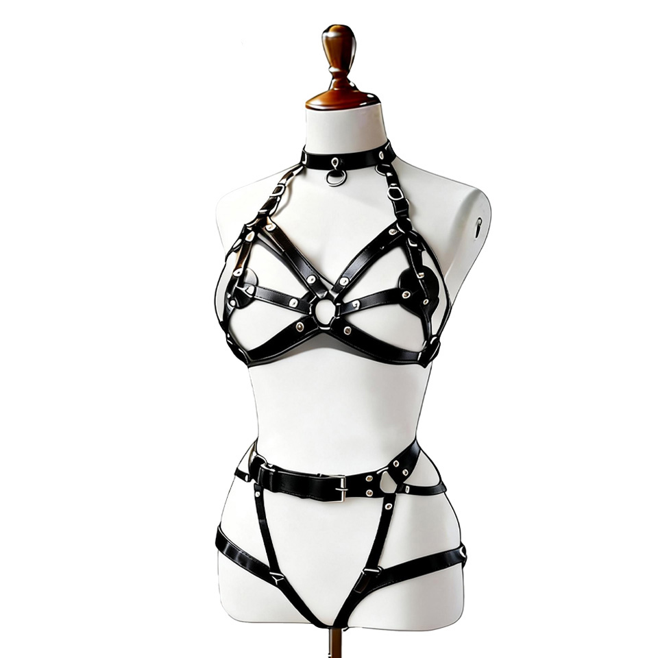 Vrouwen sexy lederen lingerie  - Lingerie recensie en prijs
