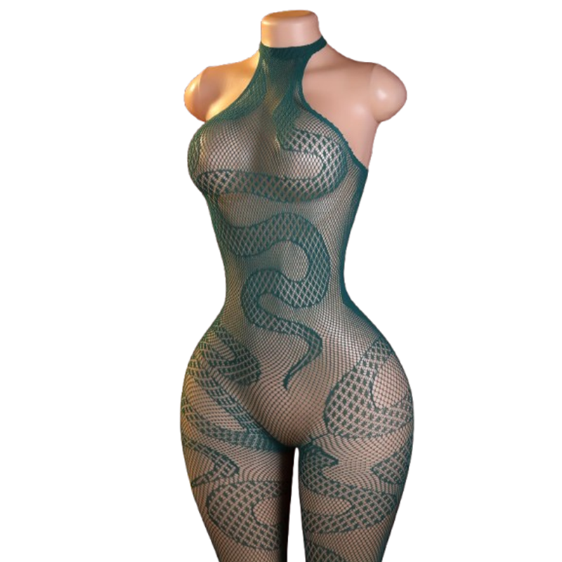 1-delig sexy slangenprint body - Lingerie recensie en prijs